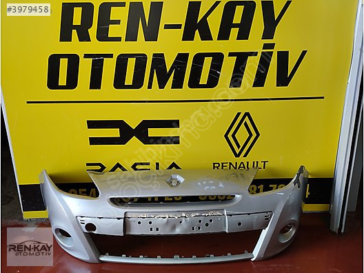 RENAULT CLİO 3 ÖN TAMPON ORJ ÇIKMA GRİ RENKAY KOCAELİ