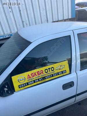 Vectra A sol ön kapı camı