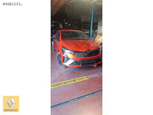 RENAULT CLİO 5.5 ALPİNE TURUNCU ÖN TAMPON DOLU VE DİGERLERİ