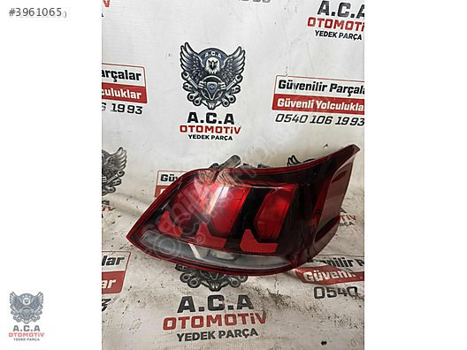 PEUGEOT SAĞ - SOL STOP ÇIKMA ORJİNAL TERTEMİZ