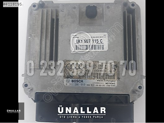 AUDİ A4 1.8 TFSI MOTOR BEYNİ ve TÜM AKSAM | ÜNALLAR OTO ÇIKMA |