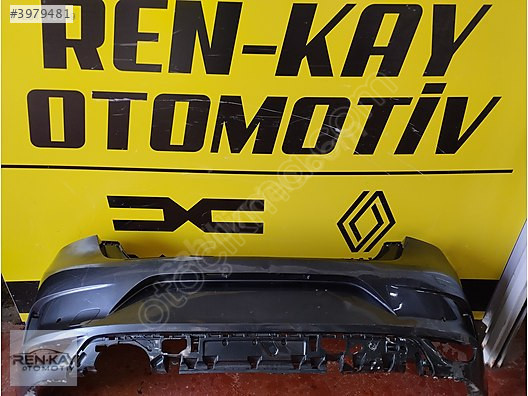 850227725R RENAULT MEGANE 4 ARKA TAMPON PLATİNYUM GRİ ORJ ÇIKMA