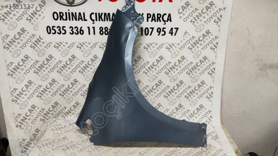 TOYOTA COROLLA 2019 2025 SAĞ ÖN ÇAMURLUK ÇIKMA ORJİNAL