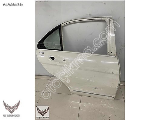 C-Class W204 Mercedes Sağ Arka Kapı Çıkma Parçası