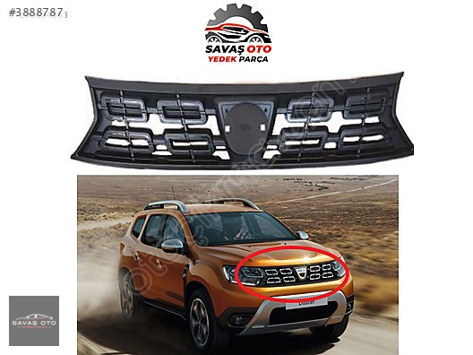 DACİA DUSTER ÖN PANJUR SİYAH VEYA KROMLU 2017+ 623103440R