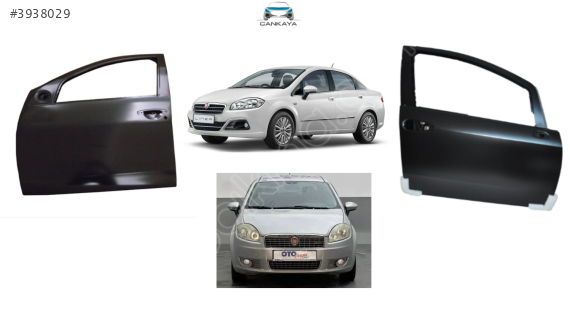 FİAT LİNEA ÖN SAĞ/SOL KOMPLE KAPI 1. KALİTE (ADET FİYAT)52063481