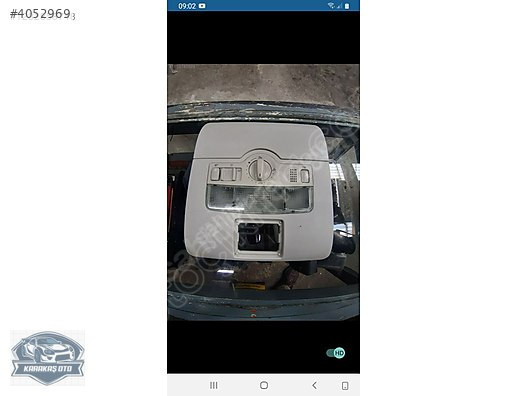 VW TOURAN SANRUF TAVAN KONTROL PANELİ 2003 2007 ARASI