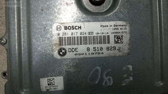 0281017024 8510829 bmw e90 motor beyni