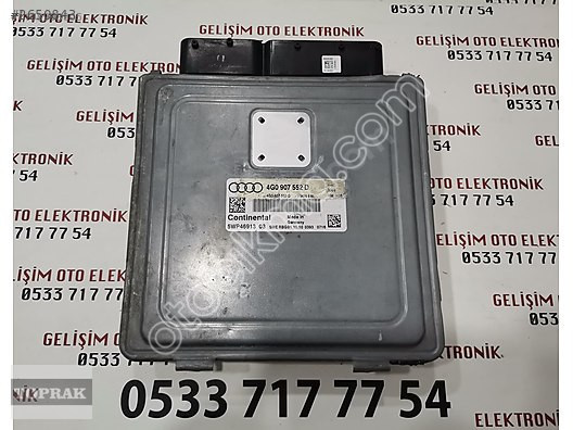 4G0907552D 5WP46913-03 SIMOS8.60 AUDİ A6 MOTOR BEYNİ