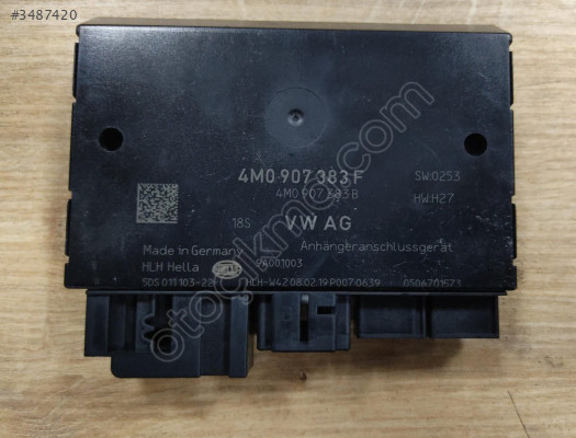 AUDİ A6 RÖMORK TESPİT ALGILAMA ÜNİTESİ 4M0907383F