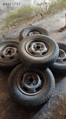 Hyundai H100 snepte ile 5 adet takım jant lastik orjinal