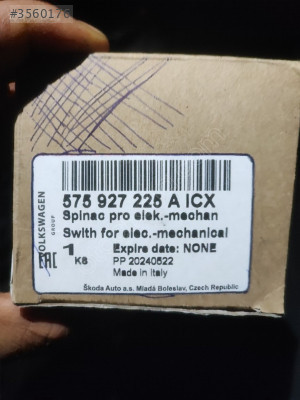 Wag grubu elektronik fren butonu