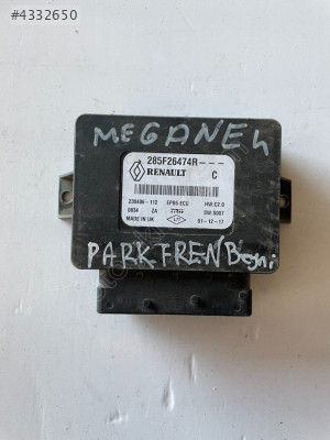 RENAULT MEGANE 4 PARK FREN BEYNİ ÇIKMA ORJİNAL