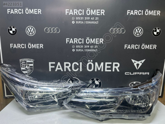 TOYOTA COROLLA 2017-19 SAĞ-SOL TAKIM ÖN FAR SIFIR LEDLİ