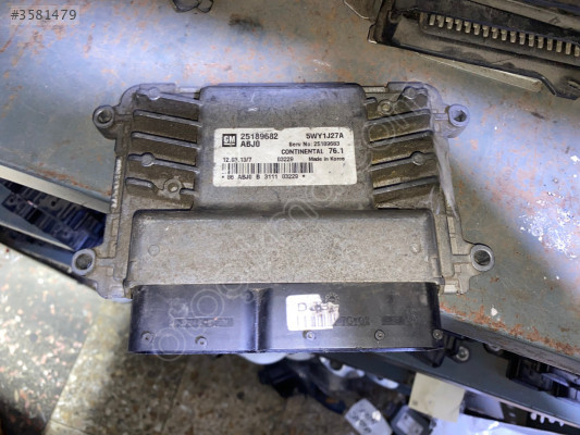 CHEVROLET CRUZE MOTOR BEYNİ ÇIKMA 25189682 CANCAN OPEL