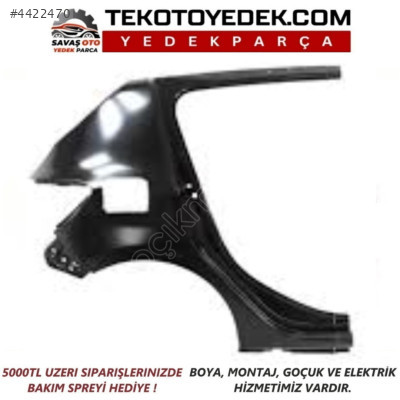 SANDERO ARKA ÇAMURLUK SAĞ SOL 2013 VE ÜZERİ / KAMPANYA