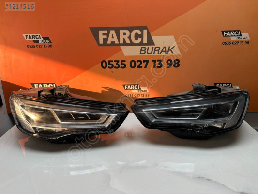 AUDİ A3 TAKIM LED FAR DÖNÜŞÜM 2013-2016