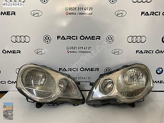 VOLKSWAGEN POLO SAĞ SOL FAR TAKIMI ORJİNAL