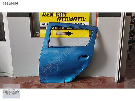 DACİA SANDERO SOL ARKA KAPI MAVİ ÇIKMA ORJ RENKAY OTO KOCAELİ