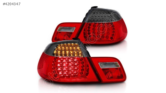 E46 COUPE 98-02 LEDLİ STOP KIRMIZI BEYAZ