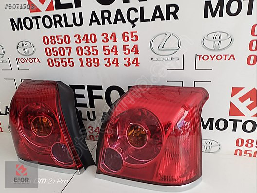 TOYOTA AVENSİS SIFIR SOL STOP 03-05 OEM NO: 81561-05130