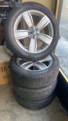 VW PASSAT B8 ORJİNAL JANT LASTİK TAKIMI -17 5x112