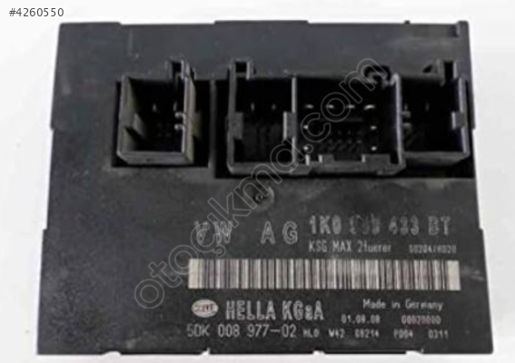 VOLKSWAGEN TOURAN 2006 2015 KONFOR MODÜLÜ 1K0959433BT