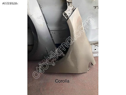 Yeni kasa corolla sol ön çamurluk çıkma orjinal