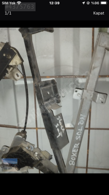 Renault 9 sol arka cam kirkosu