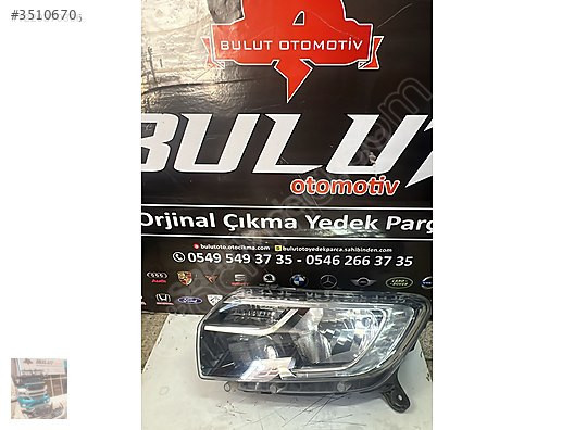 Renault symbol ledli sol ön far çıkma