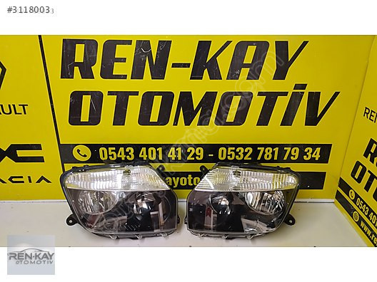 DACİA DUSTER SAĞ SOL FAR 2010-2013 SIFIR RENKAY OTO KOCAELİ