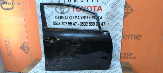 SİNCAR'DAN TOYOTA AURİS 2007 2012 SAĞ ÖN KAPI ÇIKMA ORJİNAL