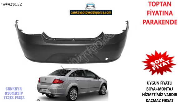 LİNEA ESKİ KASA ARKA TAMPON 2007 735439048