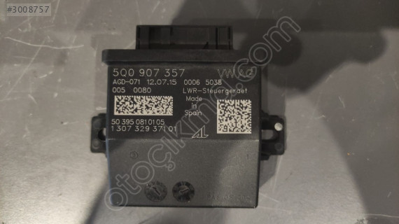 VOLKSWAGEN GOLF FAR KONTROL ÜNİTESİ AFS 2013 2020 5Q0907357 SO