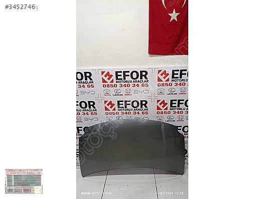 TOYOTA AURİS ORJİNAL ÇIKMA MOTOR KAPUTU 07-10