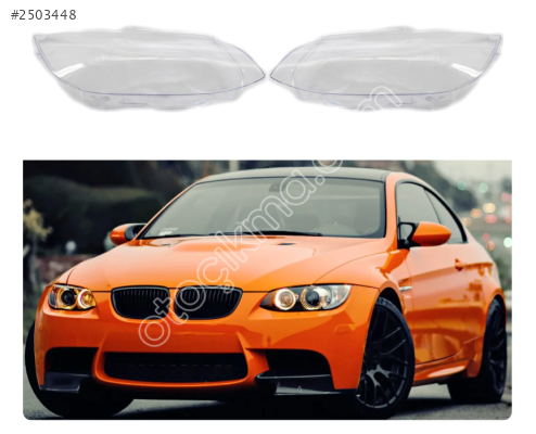 BMW 3 SERİSİ E92 SAĞ VE SOL TAKIM FAR CAMI SIFIR