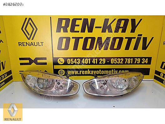 2010/2012 Renault Fluence Sağ Sol Far Yeni Yedek Parça