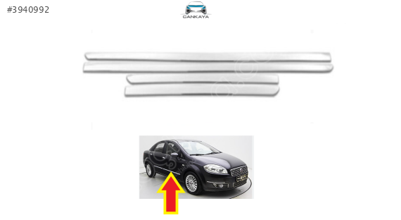 FİAT LİNEA KAPI BANDI TAKIM ASTARLI 4 ADET (BOYA GEREKLI) SIFIR