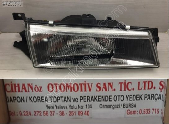 1992-1994 Hyundai Excel Farı, Orijinal Çıkma Parça 92102-101