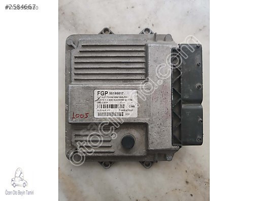 Fiat Punto 1.3 Motor Beyni 55195817 - MJD 6JF.P3 - MJD 6JFP3