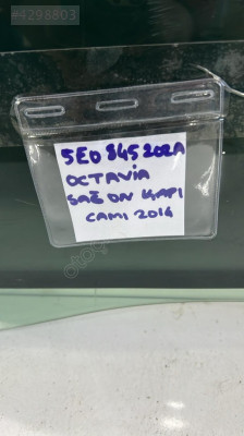 OCTAVİA 13-18  ÇIKMA KAPI CAMI - SAĞ ÖN - 5E0845202A
