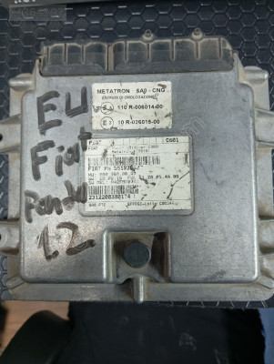 Fiat Panda 1.2 Engine Computer 51822896 6A0.3B0.00.A9 110R-006014