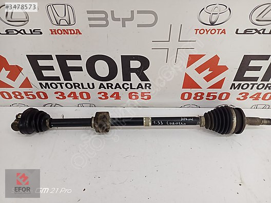 TOYOTA COROLLA 1.33 SAĞ AKS KOMPLE ORJİNAL ÇIKMA YEDEK PARÇA 13-