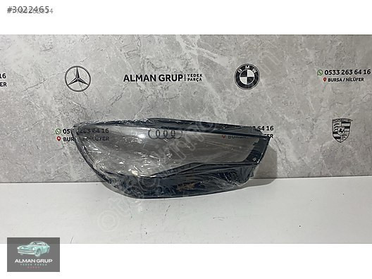 AUDİ A6 SAĞ FAR CAMI SIFIR 2015-2018