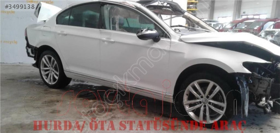 2017 VW PASSAT B8 HURDA BELGELİ PARÇA SATILIK