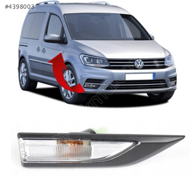 2K5949102 CADDY 16-20 ÇAMURLUK SİNYALİ SİYAH SAG  AMPÜLLÜ DUYLU