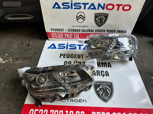 Peugeot rifter sağ ön far 9816827180