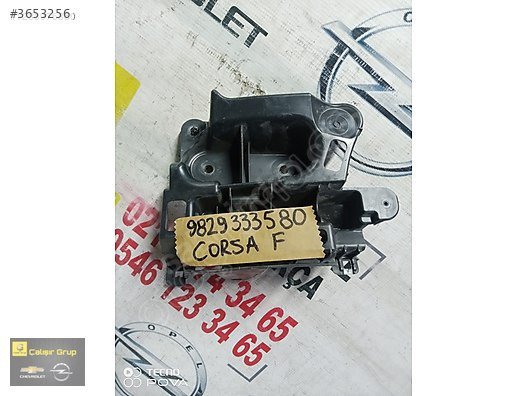 CORSA F SOL ARKA TAMPON BRAKETİ OEM 9829333580