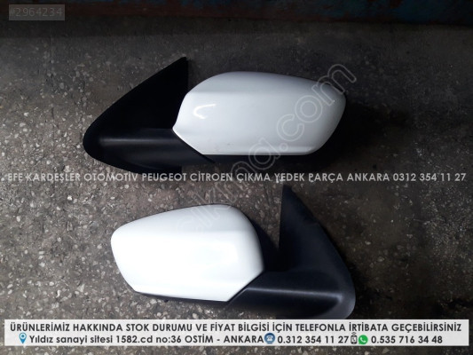 citroen c-elysee çıkma elektrikli kapı aynası