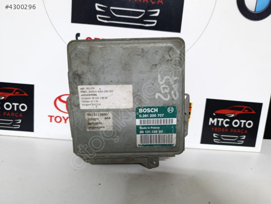 PEUGEOT 106 CİTROEN AX 1.0 MOTOR BEYNİ 0261200707